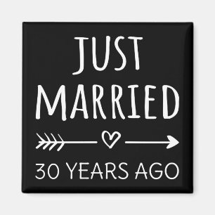 Gerade vor 30 Jahren geheiratet Magnet