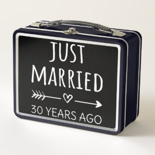 Gerade vor 30 Jahren geheiratet Metall Brotdose