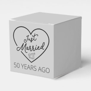 Gerade vor 50 Jahren geheiratet III Geschenkschachtel