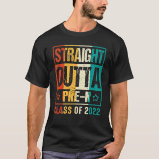 Gerade vor der K-Klasse 2023 Abschluss Retr T-Shirt