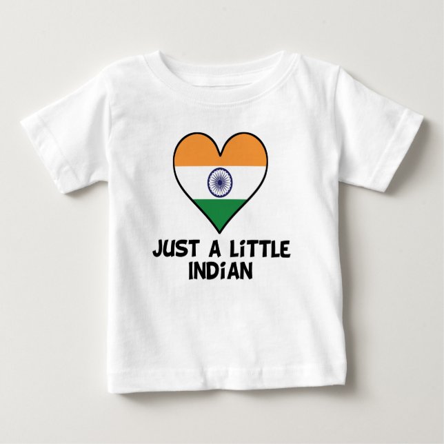 Gerade wenig indisch baby t-shirt (Vorderseite)