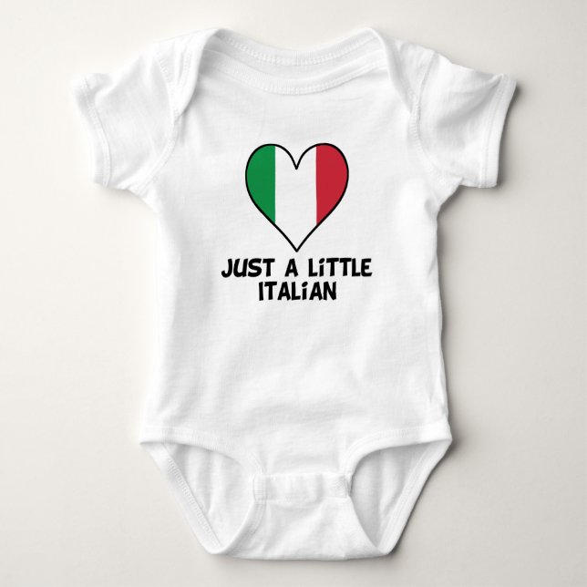 Gerade wenig italienisch baby strampler (Vorderseite)