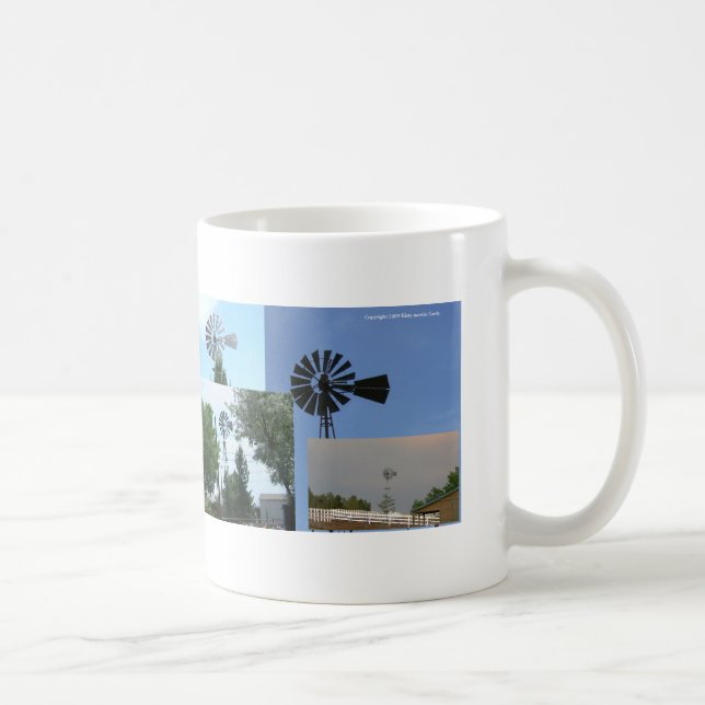 Gerade Windmühlen Tasse (Rechts)