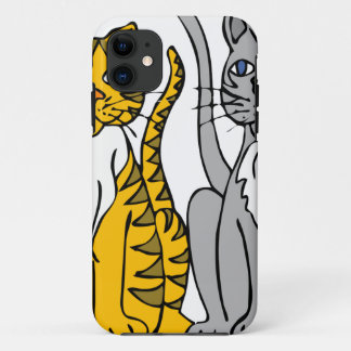 Gerade zwei unschuldige Katzen… iPhone 11 Hülle