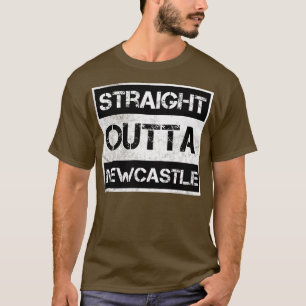 Geradeaus außerhalb Newcastle Australien Vintage E T-Shirt