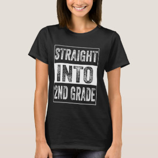 geradeaus in die zweite Klasse zurück bis Schoo T-Shirt