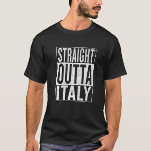 Geradeaus Italien Grosses Reisegepäck T-Shirt