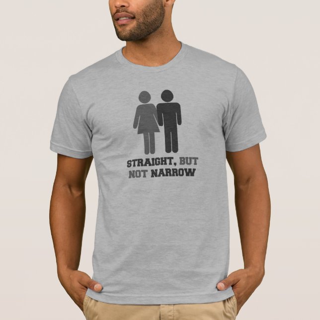 geradeaus, jedoch nicht schmal T-Shirt (Vorderseite)