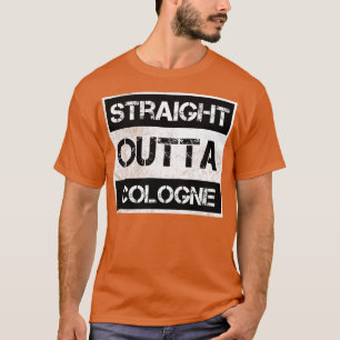 Geradeaus Köln Deutschland Vintag bekümmert T-Shirt