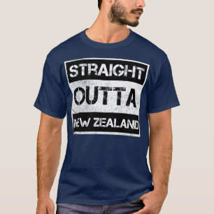 Geradeaus Neuseeland Reiseland Geschenk Land E T-Shirt
