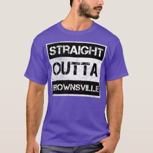 Geradeaus Outta Brownsville Texas Vintage Distress T-Shirt