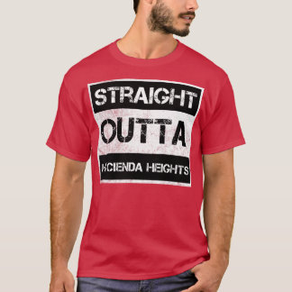 Geradeaus Outta Hacienda Höhen Kalifornien Vintag T-Shirt