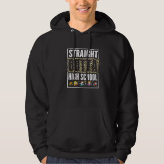 Geradeaus Outta High School Cool Grad Leopard Grad Hoodie