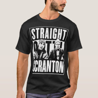 Geradeaus Outta Scranton - Lazy Scranton T-Shirt