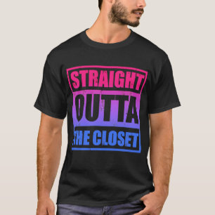 Geradeaus über den gedeckten Bisexuellen LGBT-Gay T-Shirt