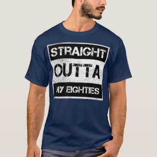 Geradeaus über meine Achtzigerjahre Vintag beängst T-Shirt