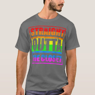 Geradeaus zum LGBT-Gay Pride T-Shirt