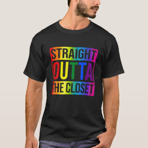 Geradeaus zum LGBT-Gay Pride T-Shirt
