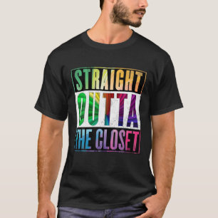 Geradeaus zum Schrank - LGBT-Gay Pride T-Shirt