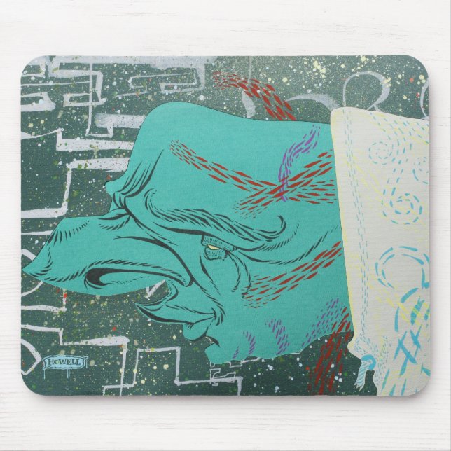 Gerader Gangster Macks 11 Mousepad (Vorne)