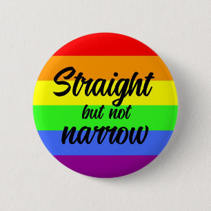 Gerader, jedoch nicht schmal auf Regenbogenuntergr Button