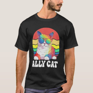 Gerader LGBT-Unterstützer Verbündeter Gay Pride Al T-Shirt
