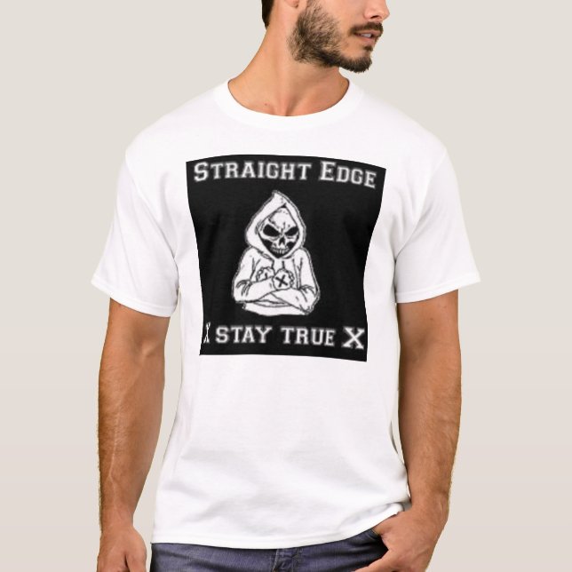 Gerader Rand-Sensenmann T-Shirt (Vorderseite)