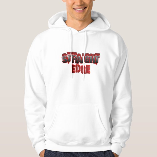 Gerader RandHoodie Hoodie (Vorderseite)
