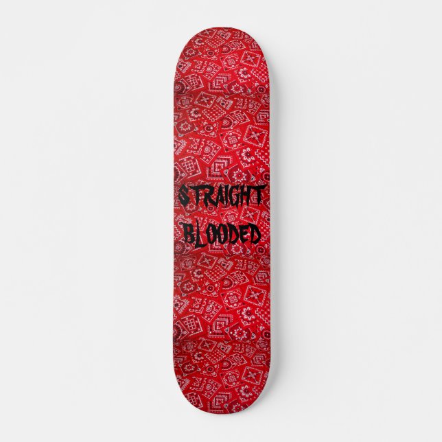 GERADES BLOODED SKATEBOARD (Vorne)