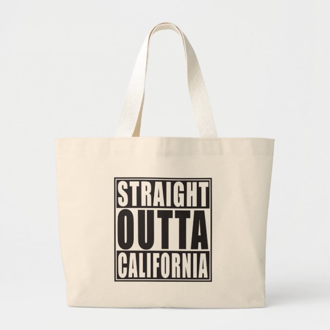 Gerades Outta Kalifornien Jumbo Stoffbeutel (Vorne)