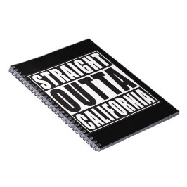 Gerades Outta Kalifornien Notizblock