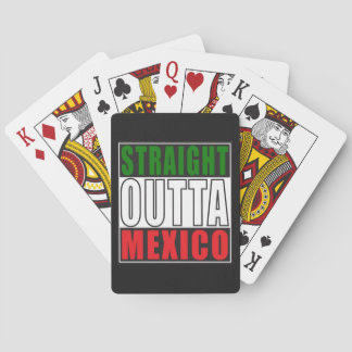 Gerades Outta Mexiko Spielkarten