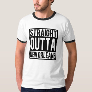 Gerades Outta New Orleans lustiges Louisiana T-Shirt