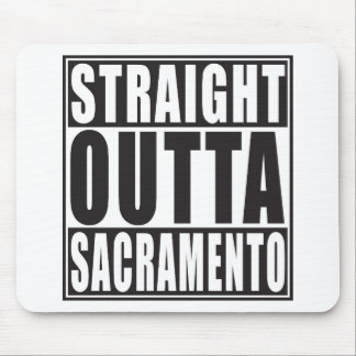 Gerades Outta Sacramento Kalifornien Mousepad