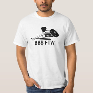 Gerades Rasiermesser BBS FTW - helles T-Shirt