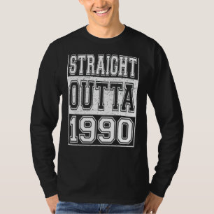 Geradewegs aus 1990 32. Geburtstag Vintage Boys & T-Shirt