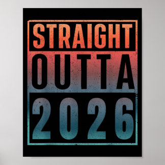 Geradewegs aus 2026 Geburtstags-Klassiker 2026 Poster