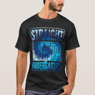 Geradewegs aus dem Kindergarten-Abschluss Dye frie T-Shirt
