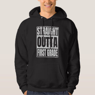 Geradewegs aus der ersten Klasse Abschlussgeschenk Hoodie