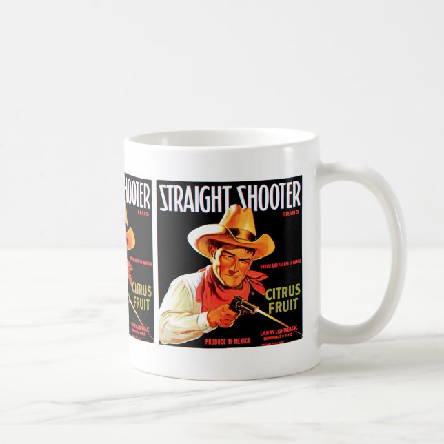 Geradliniger Schütze Tasse (Rechts)