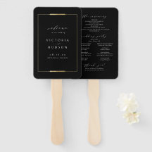 Gerahmt Elegance Black Simple Wedding