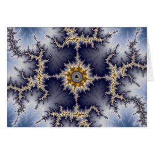 Gerahmt - Fraktal-Karte