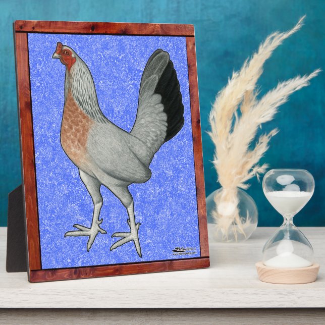 Gerahmt Game Hen Fotoplatte (Seite)