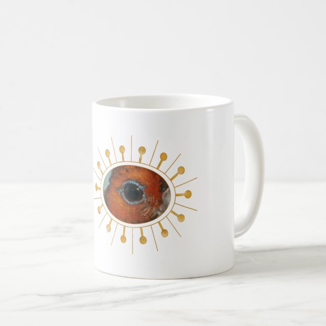 Gerahmt Gouldian Finch Kaffeetasse (VorderseiteRechts)