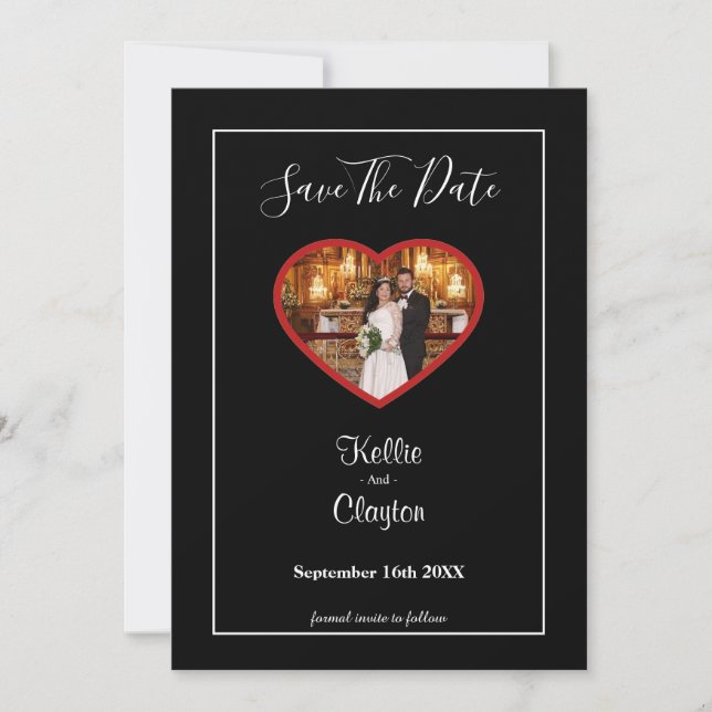 Gerahmt Save The Date (Vorderseite)