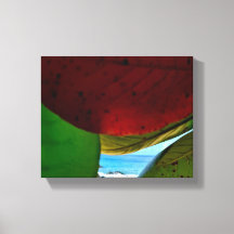 Gerahmt von Natur - Tropische Blätter & Leinwand d