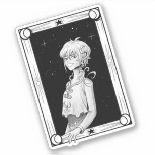 Gerahmt von Sternen Aufkleber