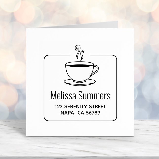 Gerahmte Anschrift für den Kaffee-Cup Permastempel (Von Creator hochgeladen)
