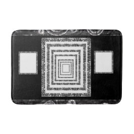 gerahmte Badewanne Badematte