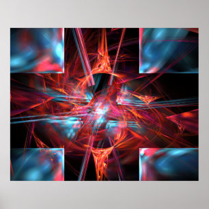 Gerahmte Color Print EBSW Art Poster